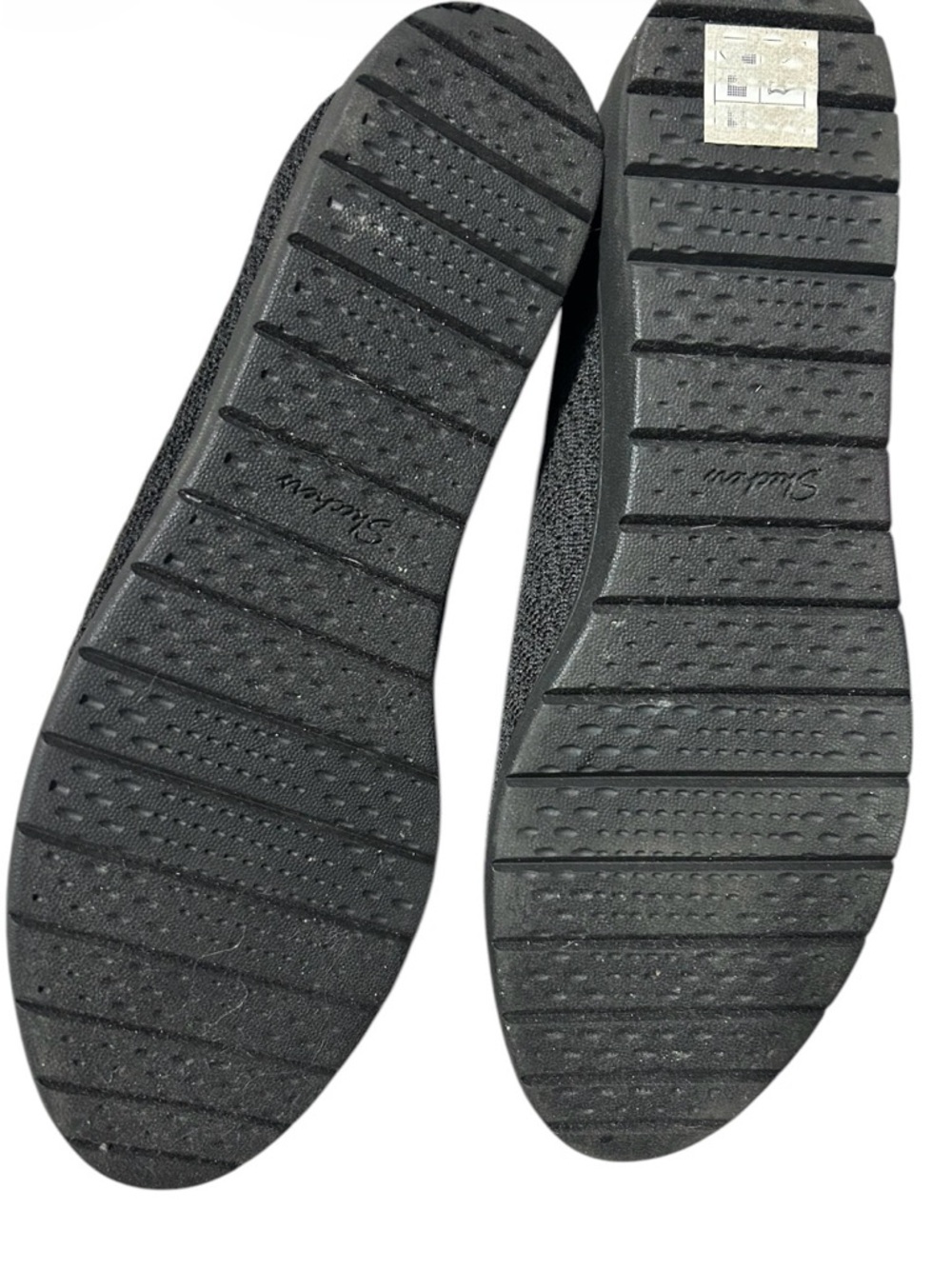Skechers Women's Black Knit Slip-On Memory Foam Flats Sz 9 - Picture 4 of 5